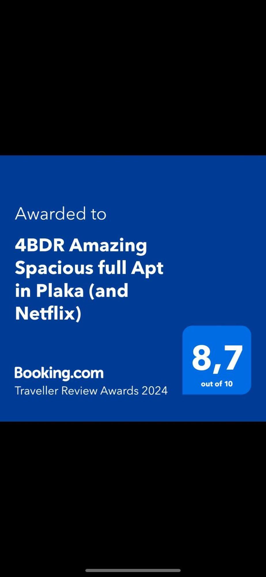 4Bdr Amazing Spacious Full Apt In Plaka Apartment Athens Luaran gambar